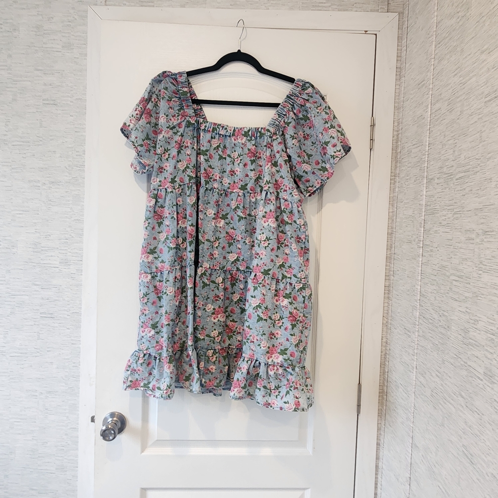 ODDY Floral Dress Size L Euc